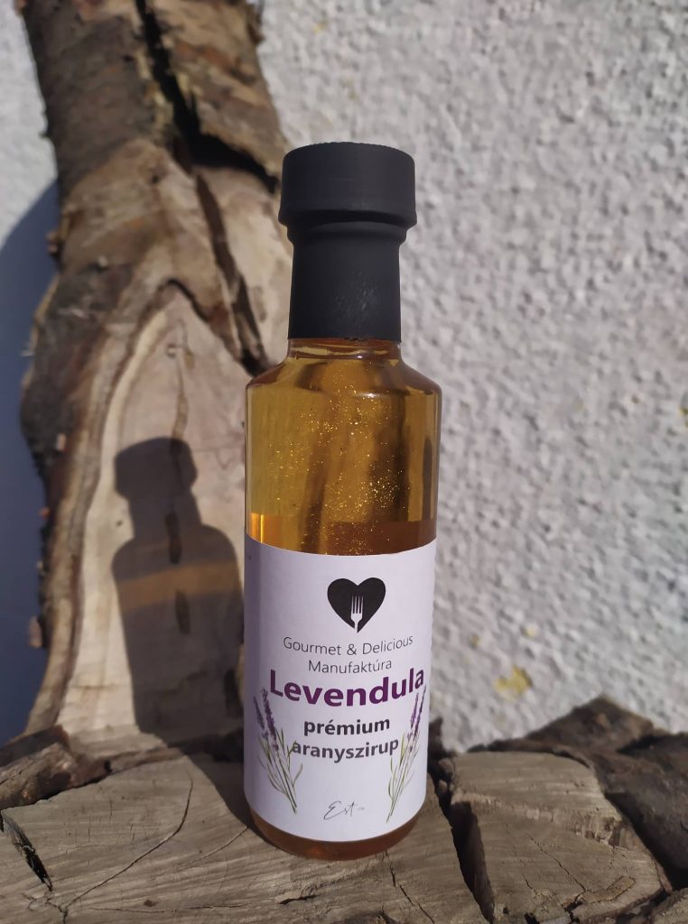 Levendula szirup 24 karátos arannyal-100ml